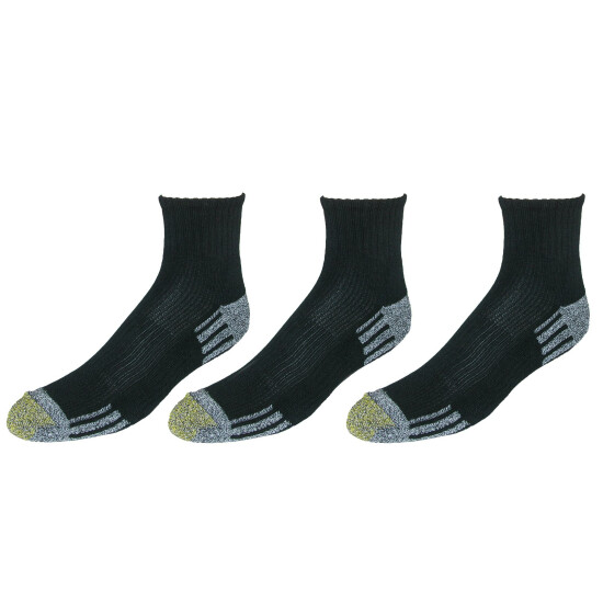 New Gold Toe Men's Athletic Outlast Quarter Socks (3 Pair Pack) Thumb {4}