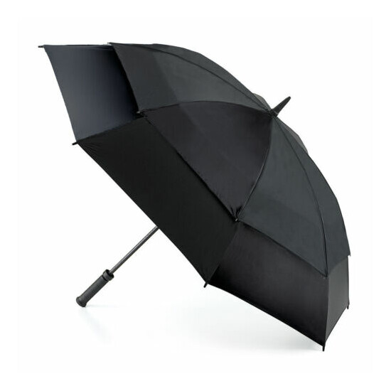 Fulton Storm Shield Mens Walking Length Double Canopy Umbrella High Quality image {2}