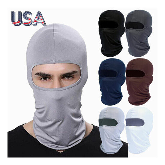 Summer Cooling Balaclava Face Mask Sun UV Protection Ski Masks Tactical Hood Hat image {1}