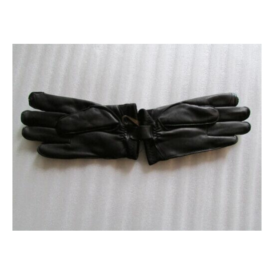 UGG Gloves Tech Smart Gibson Leather Suede Black Medium image {4}