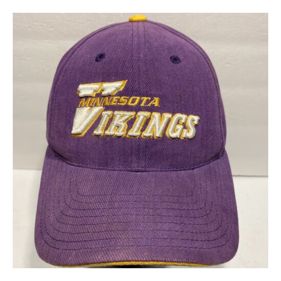 Minnesota Vikings Hat Embroidered Strapback Trucker Cap Official NFL Merch image {1}