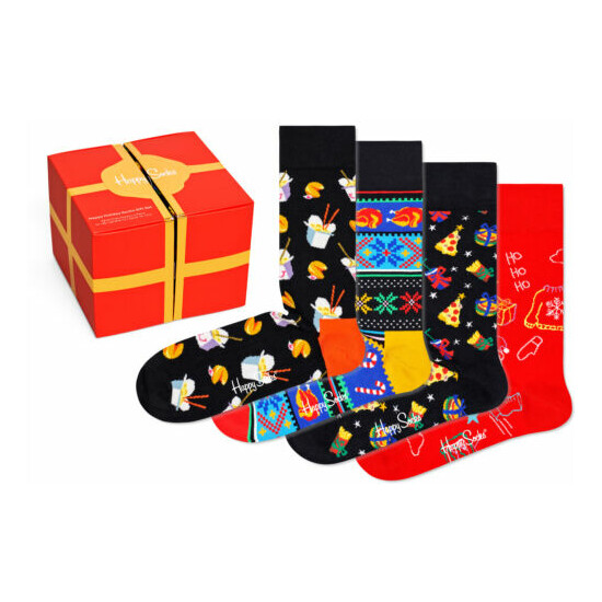Happy Socks Happy Holidays Socks Set - Christmas Socks Gift Box 4er Pack image {1}
