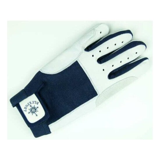 Leather Gloves with Finger & Fingerless Real Leather Gloves Biker Sailing Sport Thumb {4}
