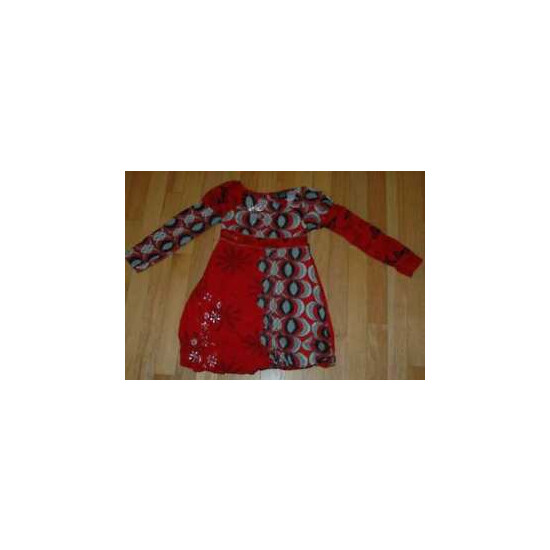 Desigual red butterfly bubble dress 5 6 image {1}