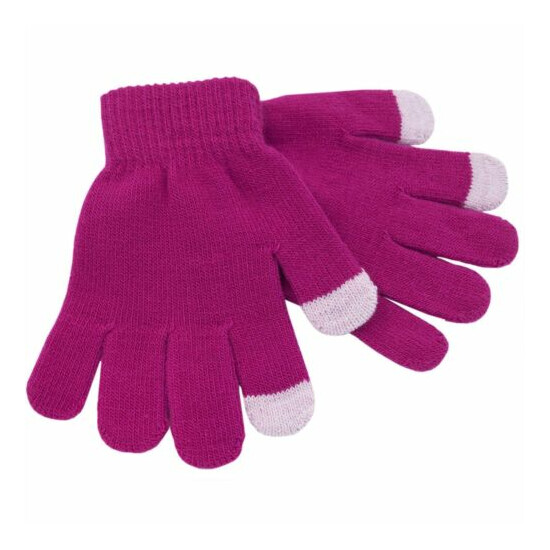 RJM Kids Knitted Touch Screen Phone Gloves image {7}