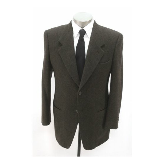 mens brown GIORGIO ARMANI blazer jacket 100% CASHMERE sport suit coat 40 R image {1}