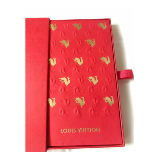 Louis Vuitton 2017 chicken monogram red packet for bag box scott globe trunk key image {2}