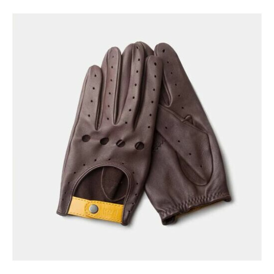 Leather Driving Gloves image {1}