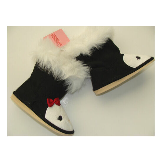 Gymboree Penguin Chalet Girls Size 04 4 Faux Boots NEW image {2}
