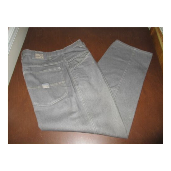 MENS Marithe Francois Girbaud silver/gray denim jeans 36 waist 29 inseam -pocket Thumb {1}