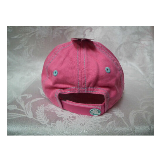 Crocs - 2/4 Years Girls Pink Adjustable Cap Hat image {4}