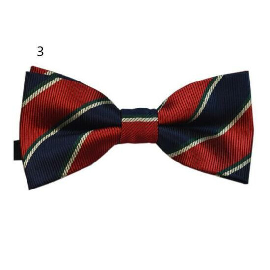 Baby/Toddler/Young Boy's Red Patterned Bow Ties - 15 Different Styles image {1}