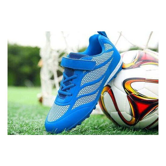 Cool Kids Child TF Cleats Soccer Shoes Boys Outdoor Soccer Boots Football Shoes  image {4}