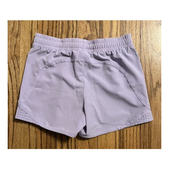 Umbro Girls Purple Athletic Shorts Size 6 / 6X image {2}