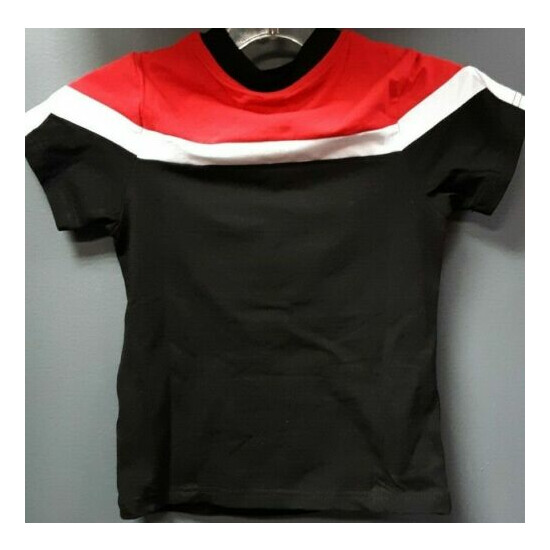 US Toddler / Baby / Kids Black Keys Bear T shirt - Black/Red image {3}