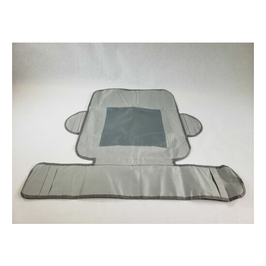 Gray Chair Seat Cover For Booster Seat Protect Booster Chair Cover image {1}