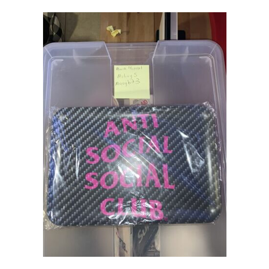 Anti Social Social Club Supreme Carbon Fiber Rolling Tray DS New 100% Real image {1}