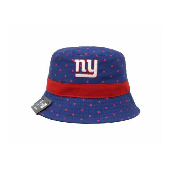New Era Cap Kids New York Giants Baby Toddlers Reversible Royal Blue Bucket Hat image {1}