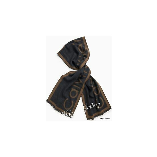 Calvin Klein CK C K Cap Hat Knit Beanie Beanies wrap Scarf scarves NWT  image {1}