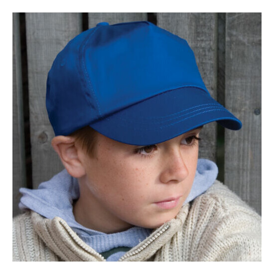 Result Headwear Childrens Cotton Cap Kids Baseball Hat Unisex Boys Girls (RC05J) image {1}