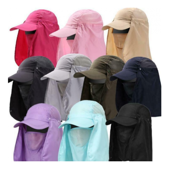 Sun Uv 360° Protection Cap Hat Camping Hunting Neck Face Cover Mask for Fishing image {2}