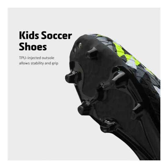 Soccer Shoes Youth Kids Boys Outdoor Football Shoes Soccer Cleats image {4}