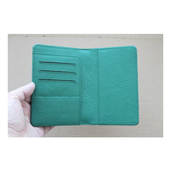 Green Genuine Alligator Crocodile Leather Skin Passport Cover Holder WALLET #P5 image {4}