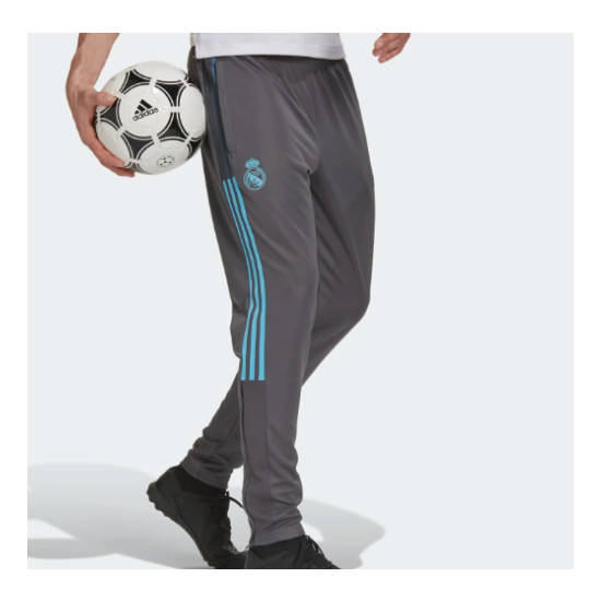 Adidas Men's Tiro21 Real Madrid Training Pants Soccer GL0500 Size S M L Grey  image {1}