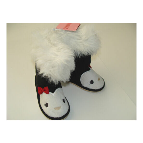 Gymboree Penguin Chalet Girls Size 04 4 Faux Boots NEW image {1}