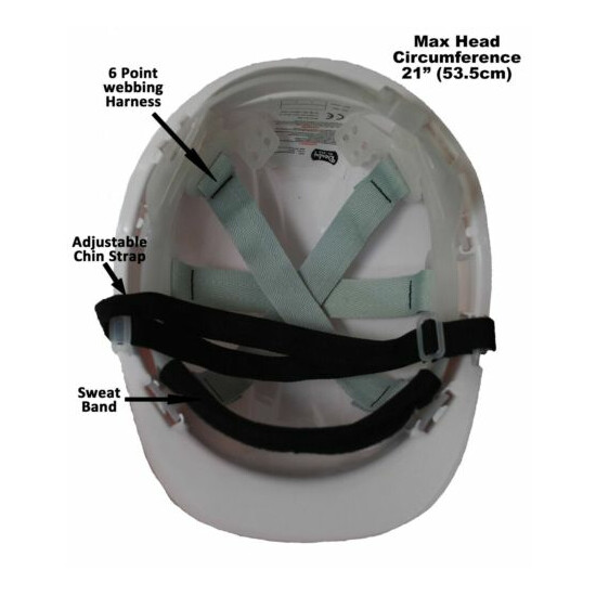 The Boss Children's Kids Hard Hat Safety Helmet 1-7 Years Approx image {3}