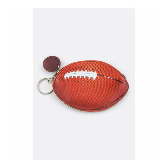 New High Quality Faux Leather Stylish Football Coin Wallet Women Purse Gift Bag image {1}
