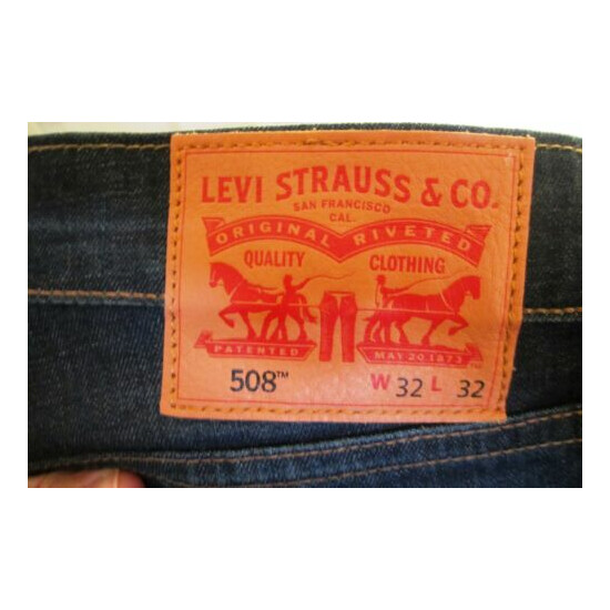 Levis 508 Size W32 L32 Dark Blue Faded- In Very Good Condition image {1}