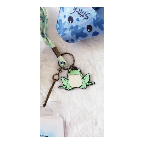 Lilo and Stitch Lanyard Keychain ID Badge Holder Disney & X-Large Pin Lanyard image {3}