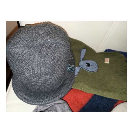 7x Spiderman & Winter Fleece Cosy Soft Warm Hats & scarfs Age 3-5 years image {3}