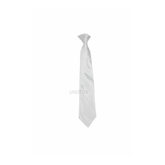 23 Color Satin Clip-on Neckties Boys Suits Tuxedos Party Formal size: S-XL(S-20) image {3}