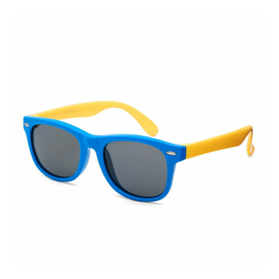 Polarized Kids Sunglasses Boys Girls Children Flexible Glasses Age 3-12 Baby Hot image {5}