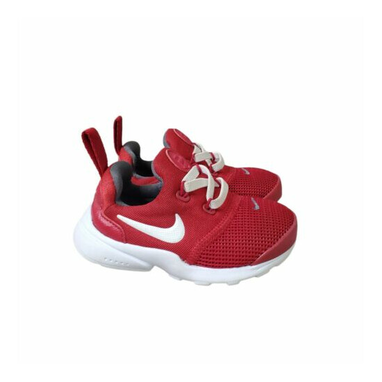 2017 Nike Presto Fly Slip On Gym Red/White/Dark Grey Toddler Shoes Size 5C  image {3}