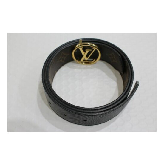 Louis Vuitton Circle 35mm Reversible Belt Black Monogram M9935 85/34 image {1}