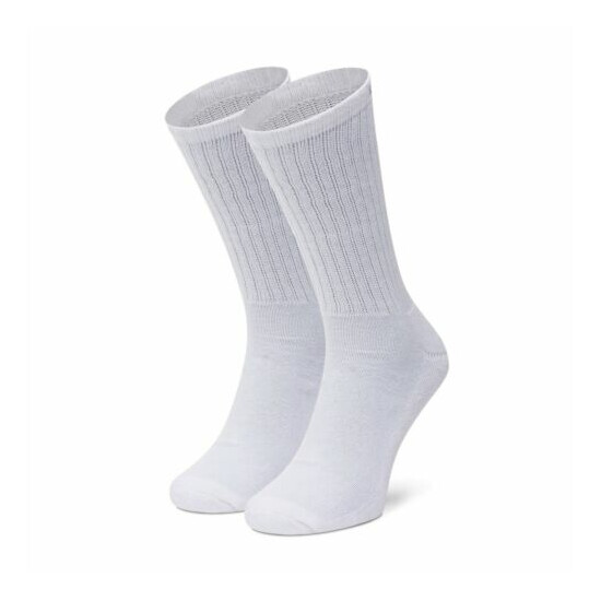 Calvin Klein 100% Authentic Men 6-Pack Cotton Cushion Sole Socks Grey Combo Long image {2}