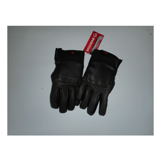 WOLVERINE Brown Insulated VIRGIL Deerskin LEATHER GLOVES Mens Size SMALL NEW image {2}