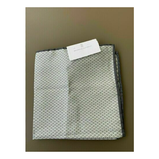 Brunello Cucinelli Handkerchief Pochette Pocket-Square Cloth Silk image {1}
