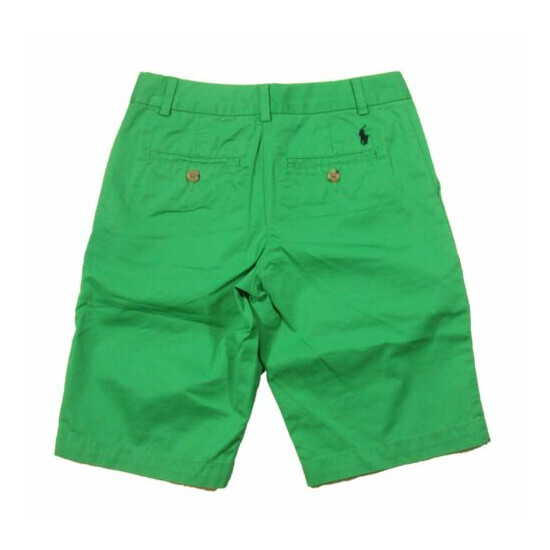 Polo Ralph Lauren Boys Green Cotton Chino Shorts image {2}