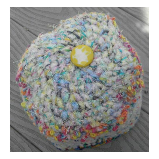 Adorable Pastel Colors Infant/Toddler Beanie 6-24 Months - Handmade by Michaela image {3}