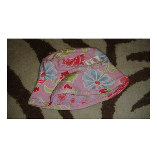 BOUTIQUE BABY LULU 18-24 SAMPSON FLORAL REVERSIBLE HAT image {1}