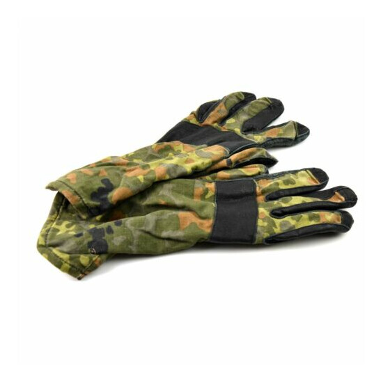 Genuine German army flecktarn camo combat gloves BW military issue all purpose image {4}