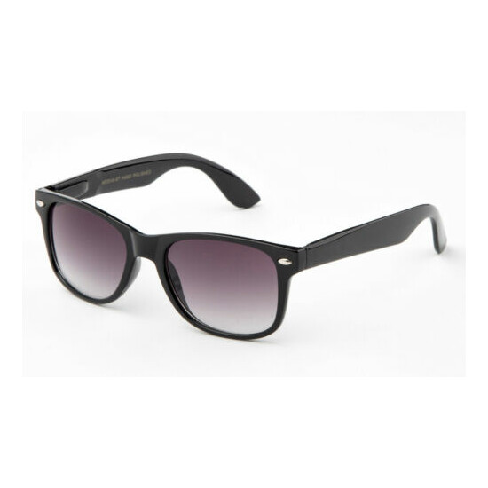 Kids Sunglasses Vintage Classic Horn Rimmed Spring Hinged Safe Lead Free UV 100% image {2}