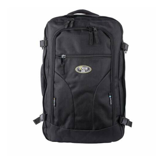 CARRY-ON BACKPACK Bag Flight Approved Black 22" Travel Case Weekender Suitcase image {3}