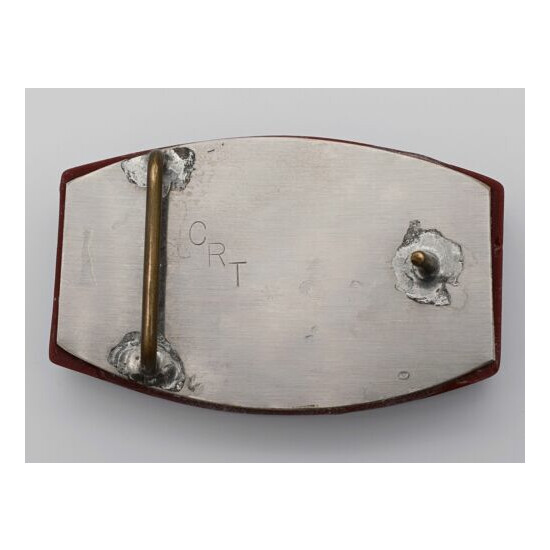 Porcupine Quills in Resin Handmade Vintage Belt Buckle image {3}