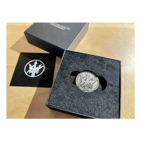 Fragment Design × Maserati Novelty Collaboration Logo Coin 2021 Rare VIP Gift image {1}