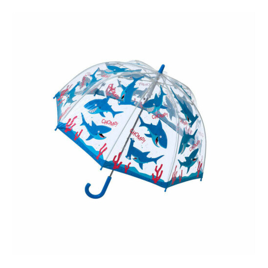 Kids Umbrellas Children Kids PVC Clear Dome Design Brolly Colourful Girl Boy New image {5}